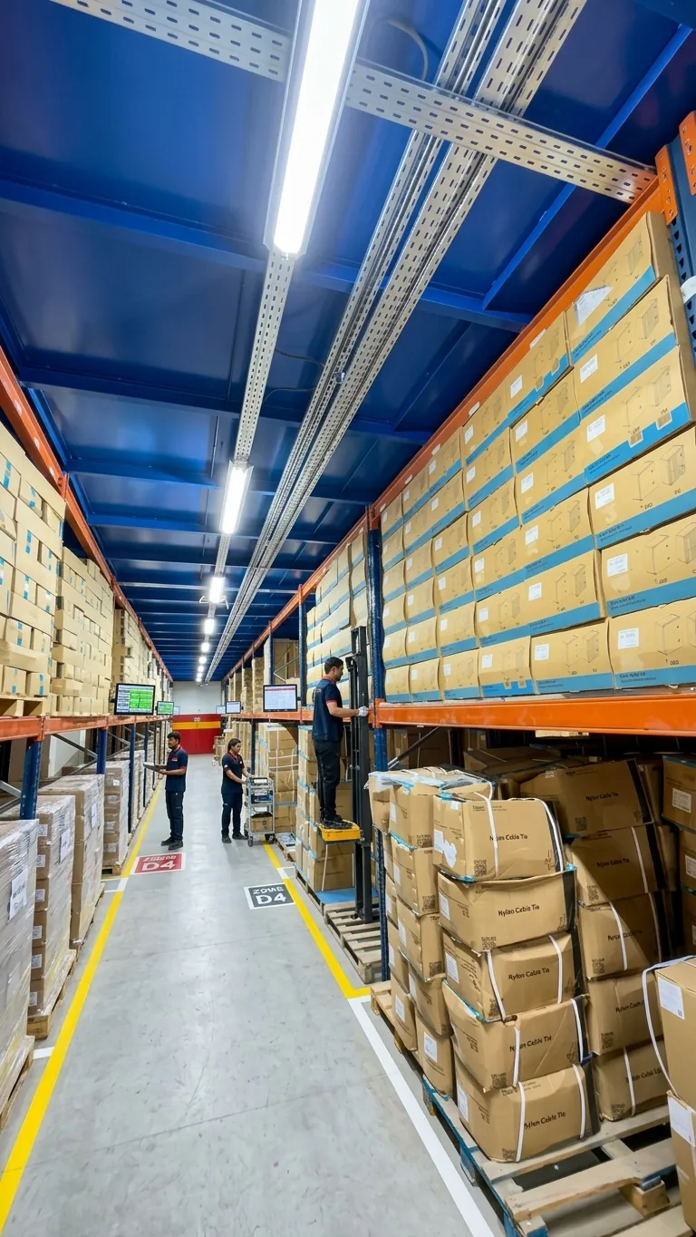 Plateforme logistique FAPELEC à Casablanca