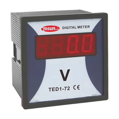 Voltmètre numérique de tableau TOSUNLUX TED1-72