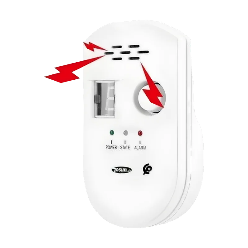 Détecteur de gaz butane et propane TOSUNLUX LX-GSV1