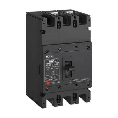 Disjoncteur compact DC TOSUNLUX TSM3-320DC en version 3 pôles
