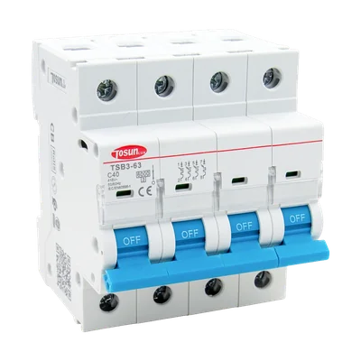 Disjoncteur modulaire TOSUNLUX TSB3-63 4P