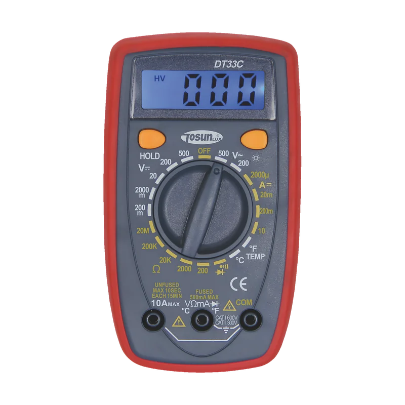 Multimètre numérique TOSUNLUX DT33C