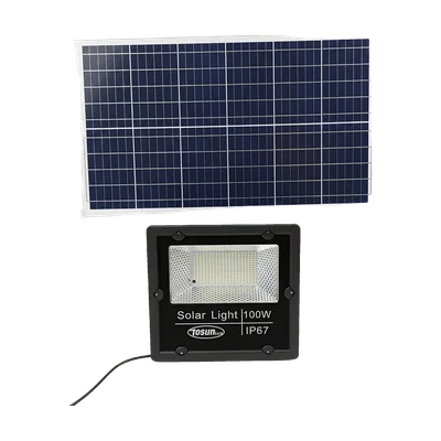 Projecteur solaire TOSUNLUX avec panneau photovoltaïque