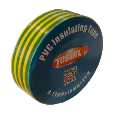 Ruban isolant PVC vert-jaune TOSUNLUX