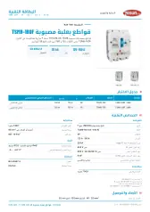 قواطع بعلبة مصبوبة TSM8-160F