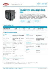 Disjoncteurs intelligents TSW8-2000