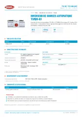 Inverseur de sources automatique TSMQ6-63