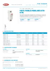 Porte-fusibles modulaires RT18 · RT18L