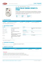 Protecteur de tension à voyants TS-VP3000