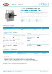 Sectionneur HDT2 4P 125 A