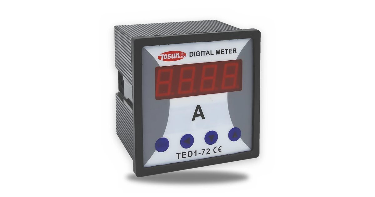 Ampèremètre numérique de tableau TOSUNLUX TED1-72