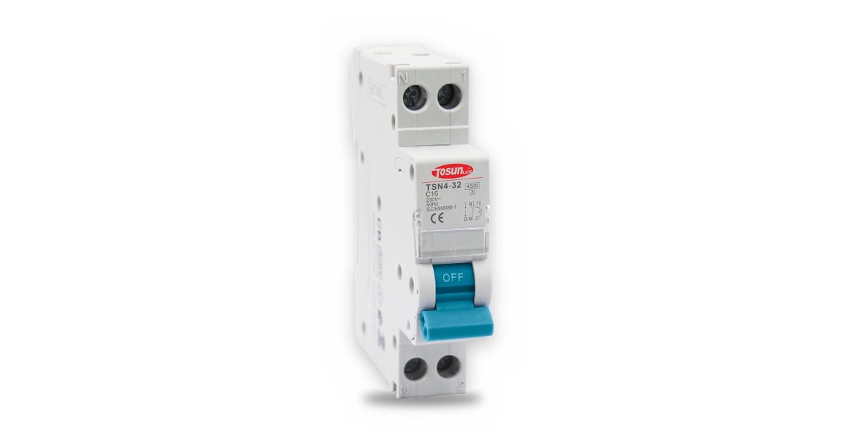 Disjoncteur phase + neutre TOSUNLUX TSN4