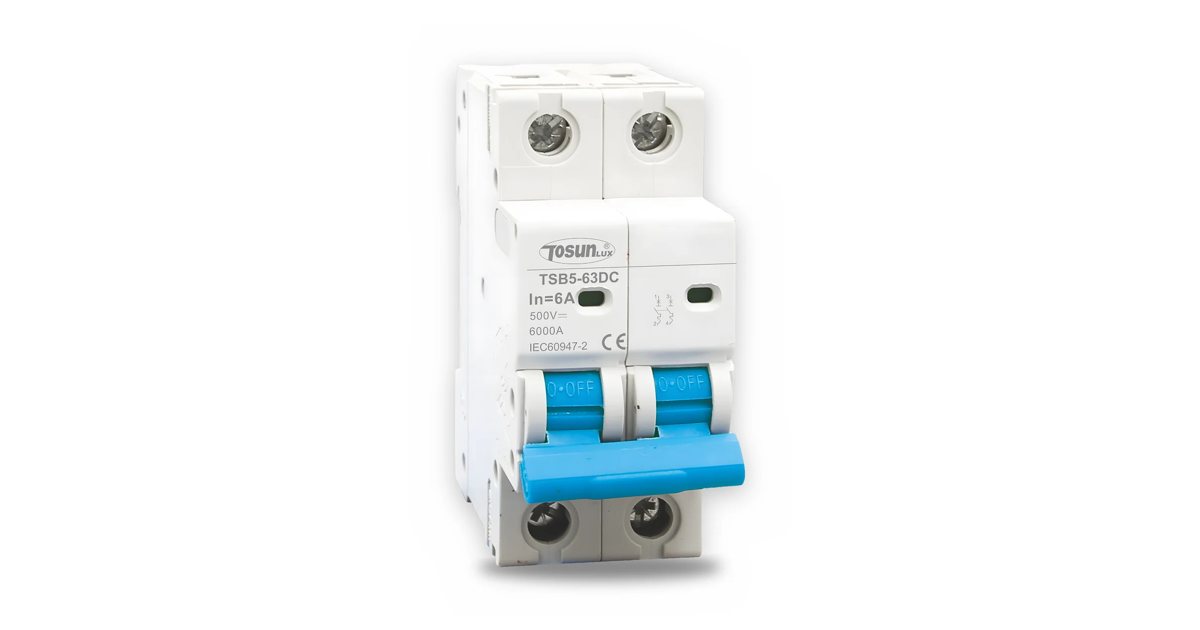 Disjoncteur DC TOSUNLUX TSB5-63DC 2P