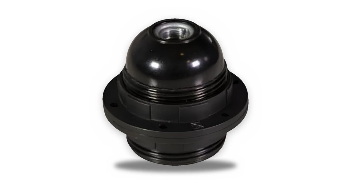 Douille E27 à double bague noire — TOSUNLUX