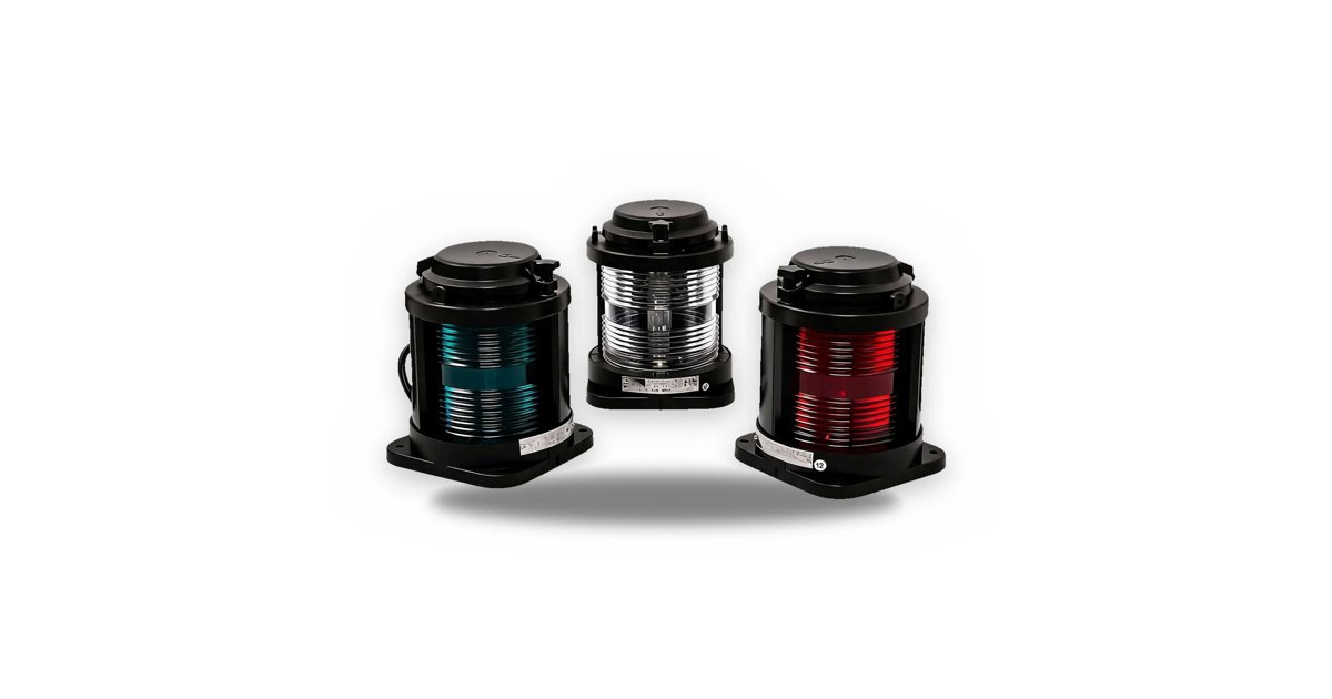 Feux de navigation marine CXH-21P TOSUNLUX Tribord, tête de mât, bâbord