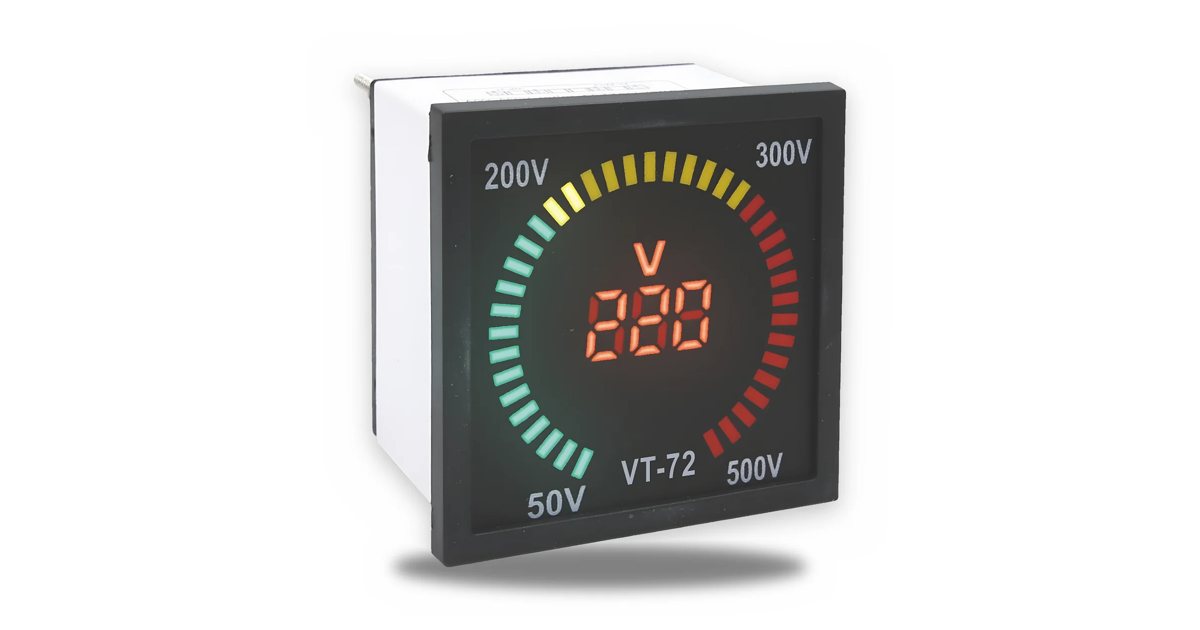 Voltmètre numérique à anneau LED TOSUNLUX VT-72