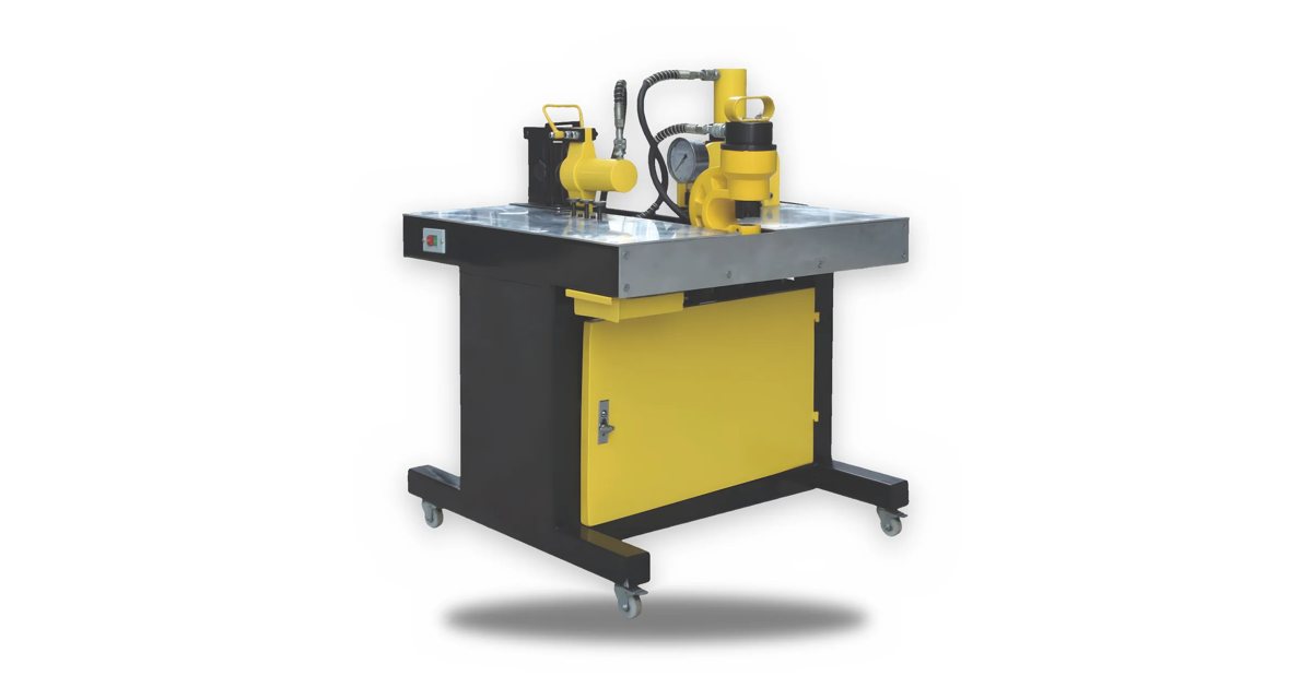 Machine hydraulique 3 en 1 VHB-150 pour barres de cuivre — TOSUNLUX