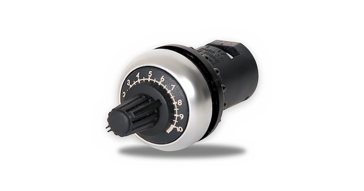 Potentiomètre de façade LA42, cadran gradué 0 – 10 — TOSUNLUX