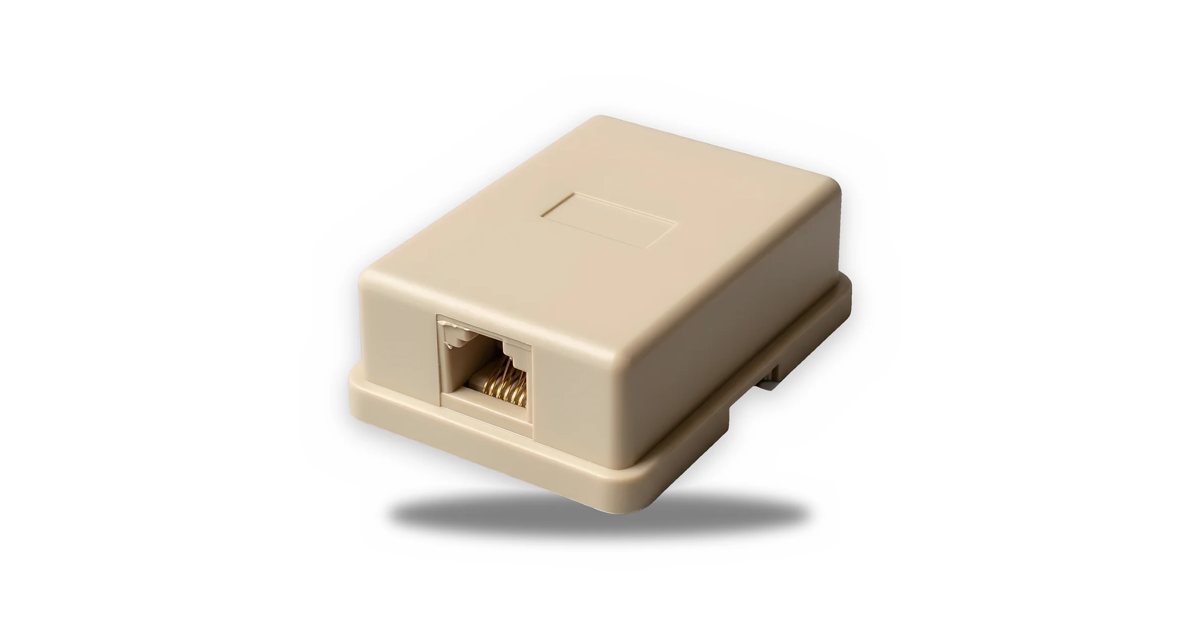 Prise téléphone RJ-11 en saillie — TOSUNLUX