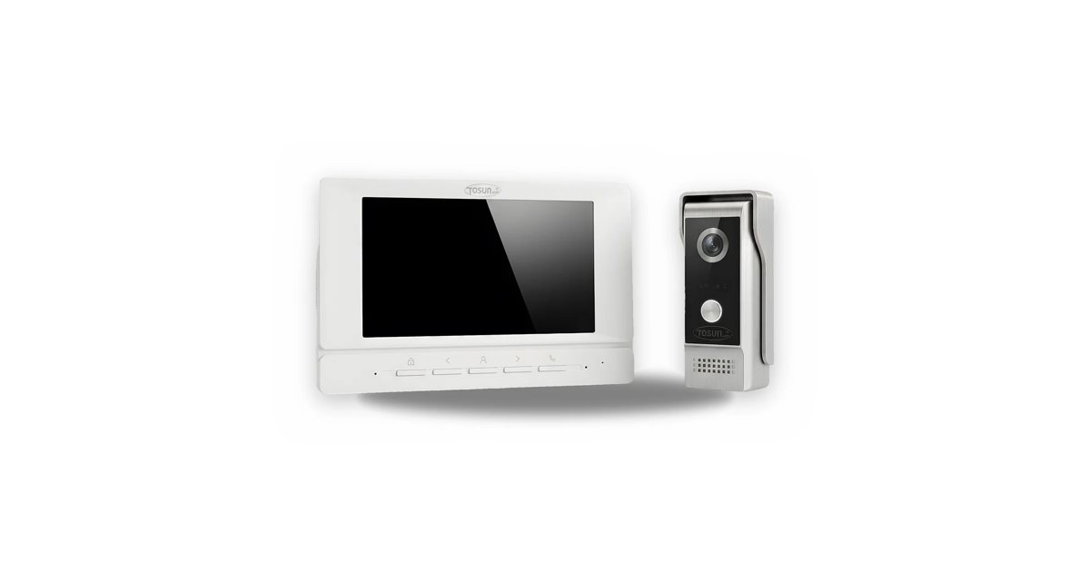 Vidéophone TOSUNLUX TS-168-M4, moniteur et platine de rue